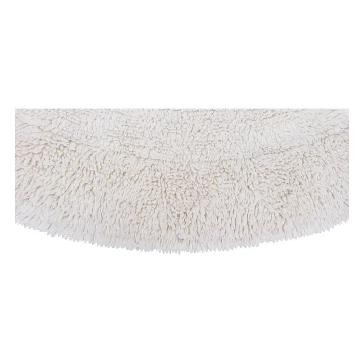 Arctic Circle Round Rug 250x250 cm | White- Product image n°2