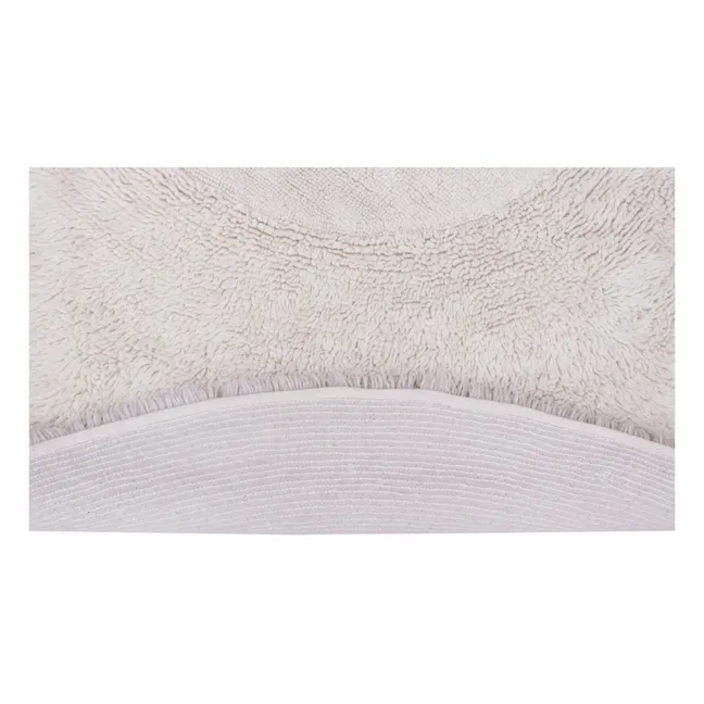 Arctic Circle Round Rug 250x250 cm | White