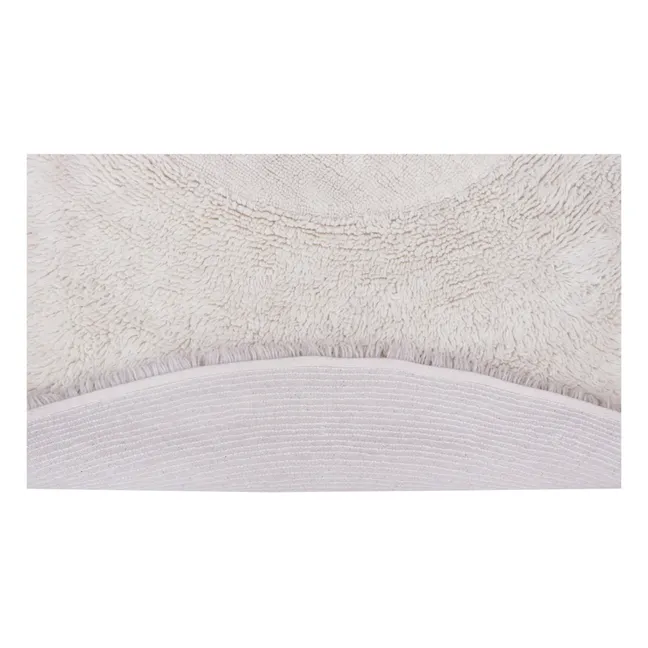 Tappeto rotondo, modello: Arctic circle, dimensioni: 250x250 cm | Bianco