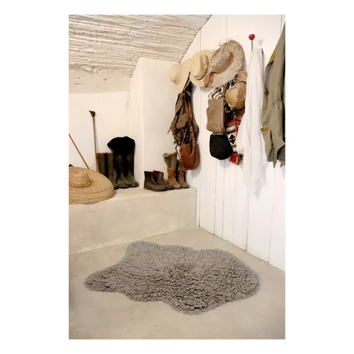 Woolly Rug | Grey- Product image n°1