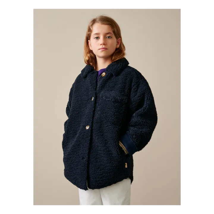 Anita Oversized Jacket | Navy blue- Product image n°1
