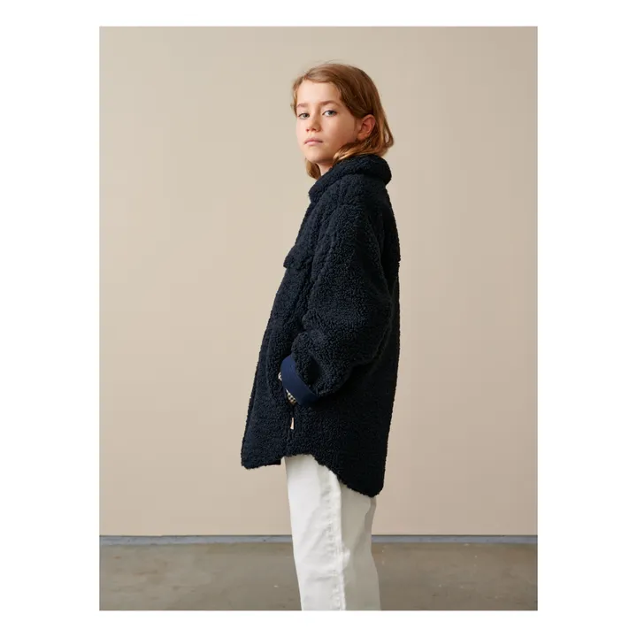 Anita Oversized Jacket | Navy blue- Product image n°2