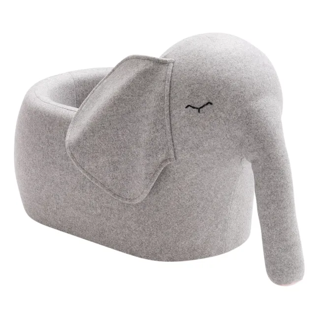 L'Eléphant à roulettes | Gris
