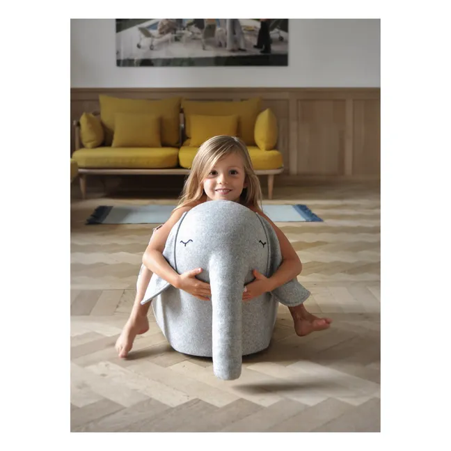 L'Eléphant à roulettes | Gris