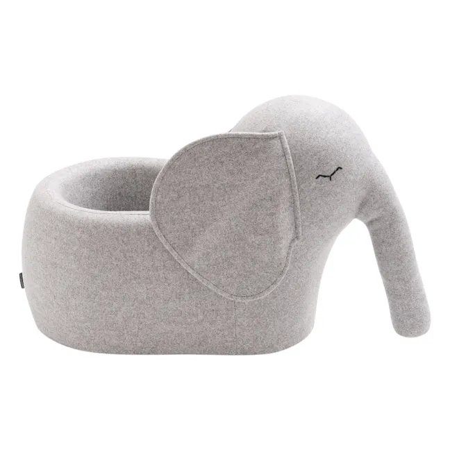 L'Eléphant à roulettes | Gris