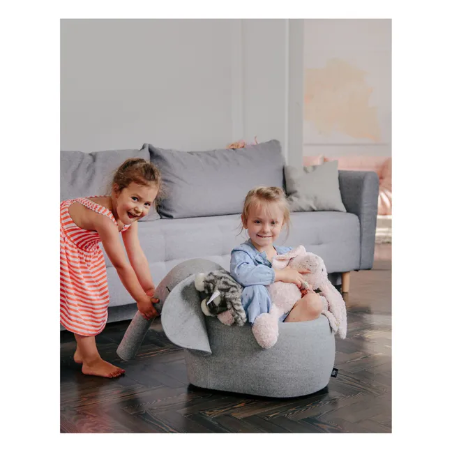 L’elefante con le ruote | Grigio