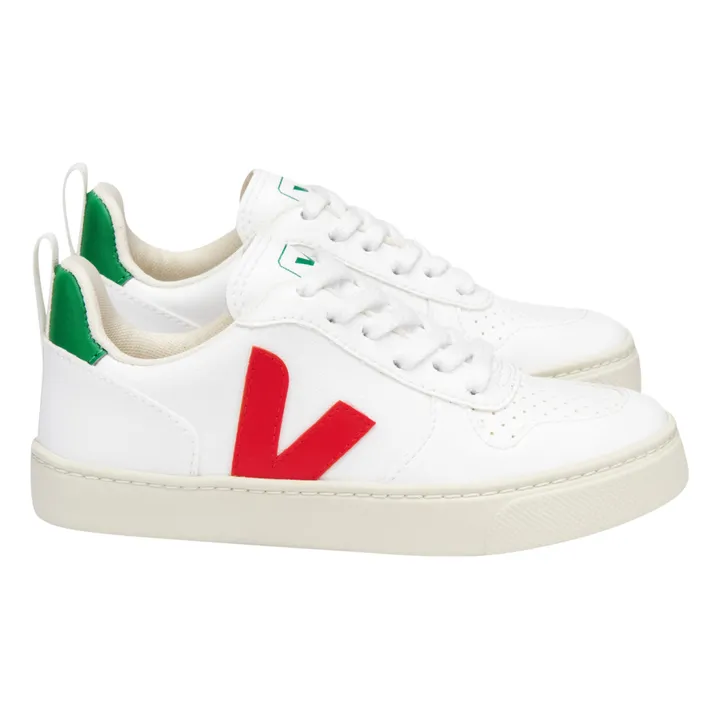 Sneakers mit Schnürsenkeln V-10 Vegan | Rot- Produktbild Nr. 0