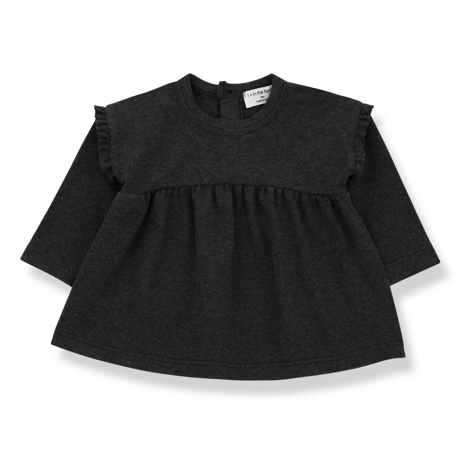 1+ In The Family Dark Grey Neus Blouse