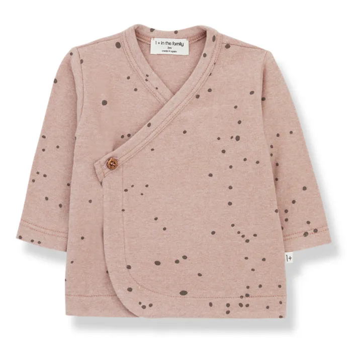 Allegra Cross Over Cardigan | Powder pink- Product image n°0
