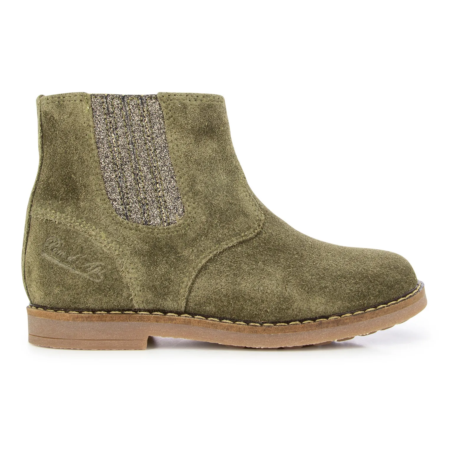 Pom D'api Olive Green Trip Jod Zip-Up Boots