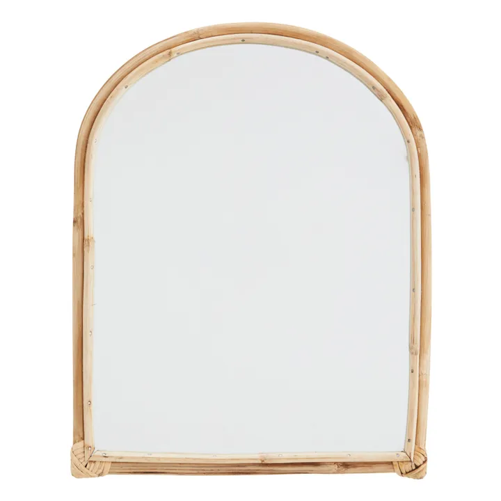 Bamboo Oval Mirror- Product image n°0