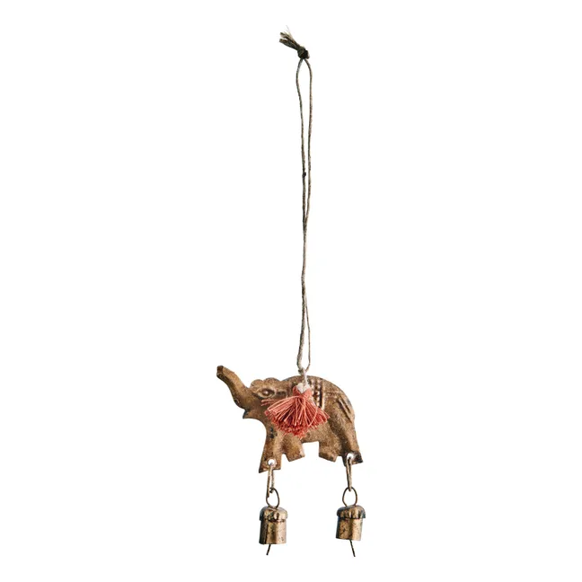 Elephant Christmas Decoration | Gold