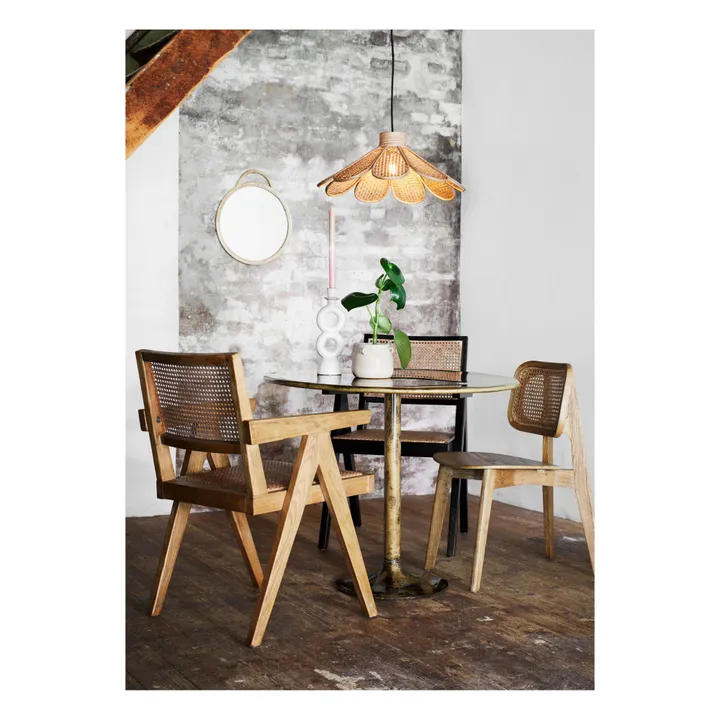 Chaise en cannage | Noir- Image produit n°2