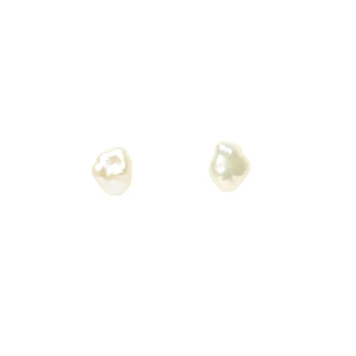 Ohrringe Pearl Stud | Weiß- Produktbild Nr. 0