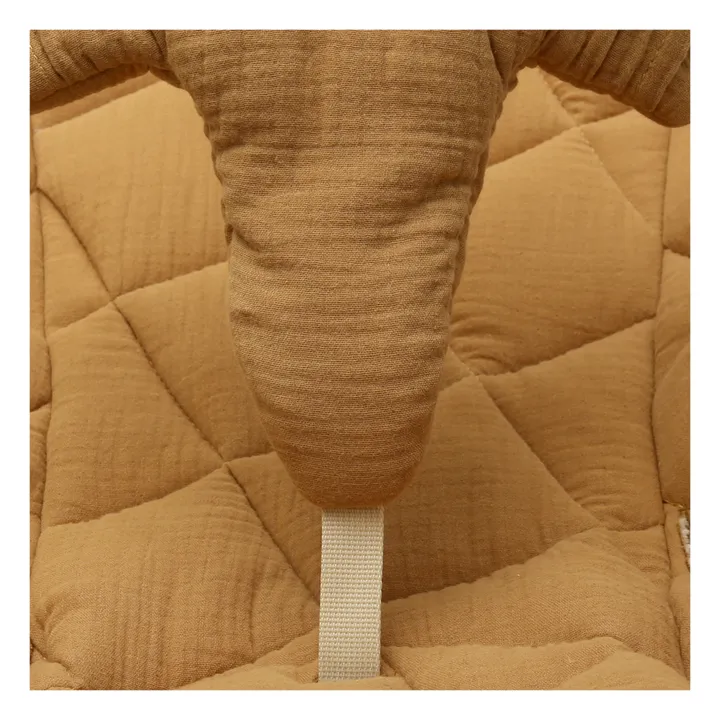 Levo Beech Wood Baby Bouncer | Camel- Product image n°7