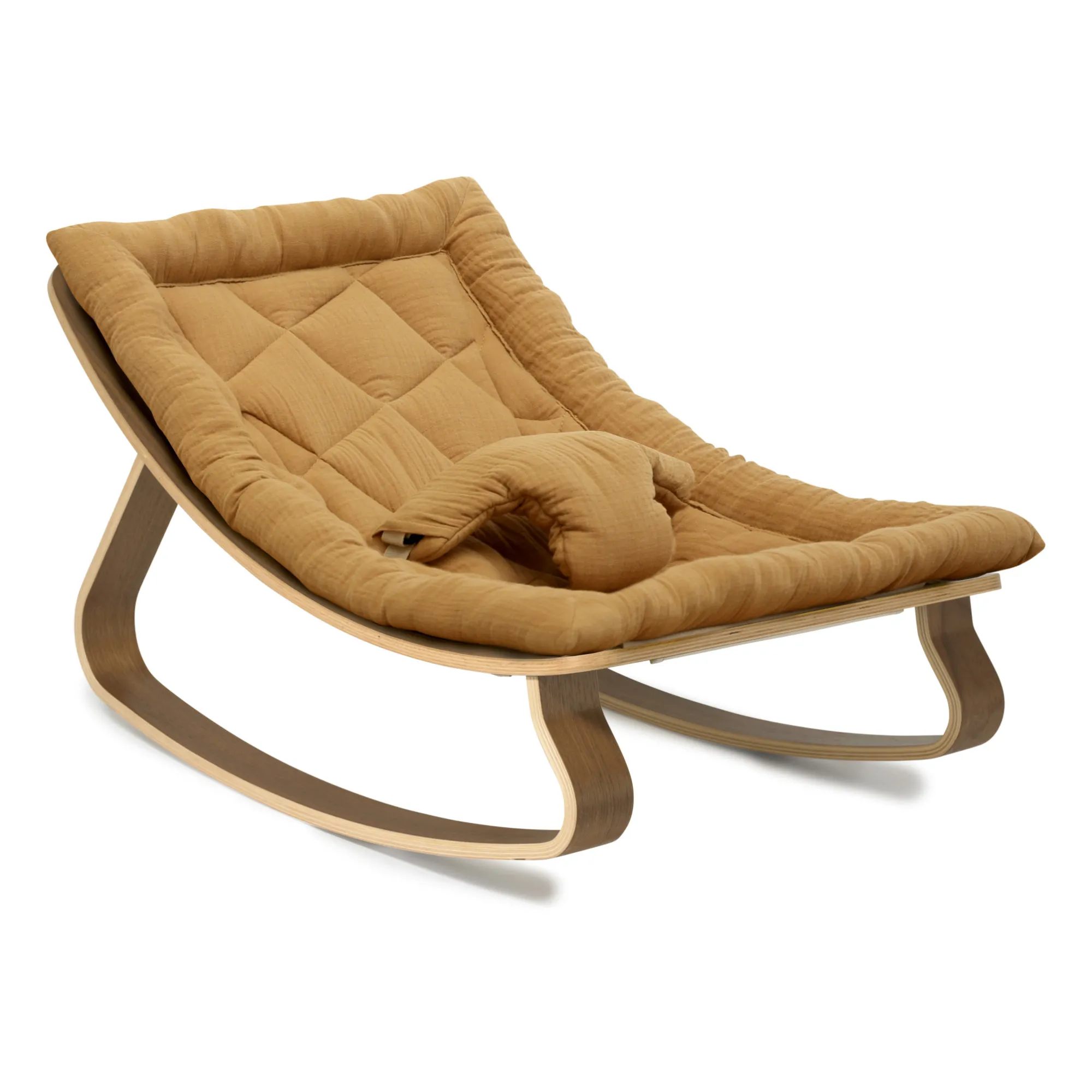Charlie Crane Camel Levo Walnut Baby Bouncer