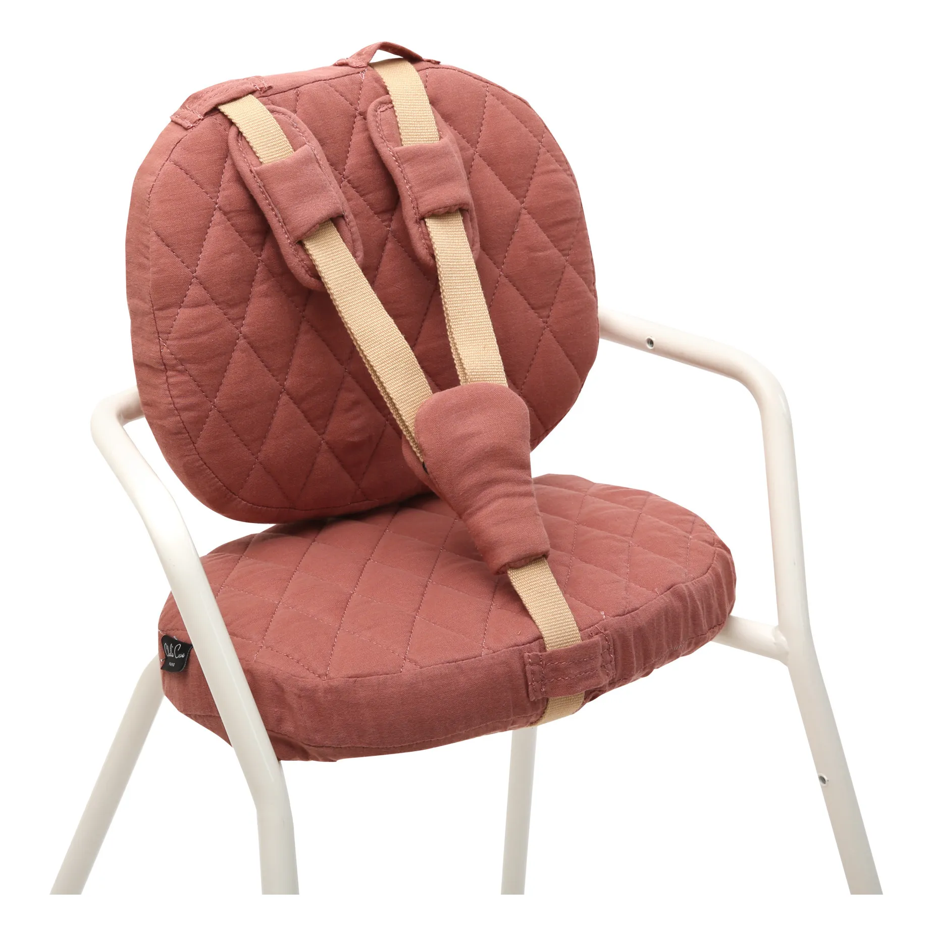 Charlie Crane Rosewood Cotton Muslin Seat Cushions For Tibu Chair