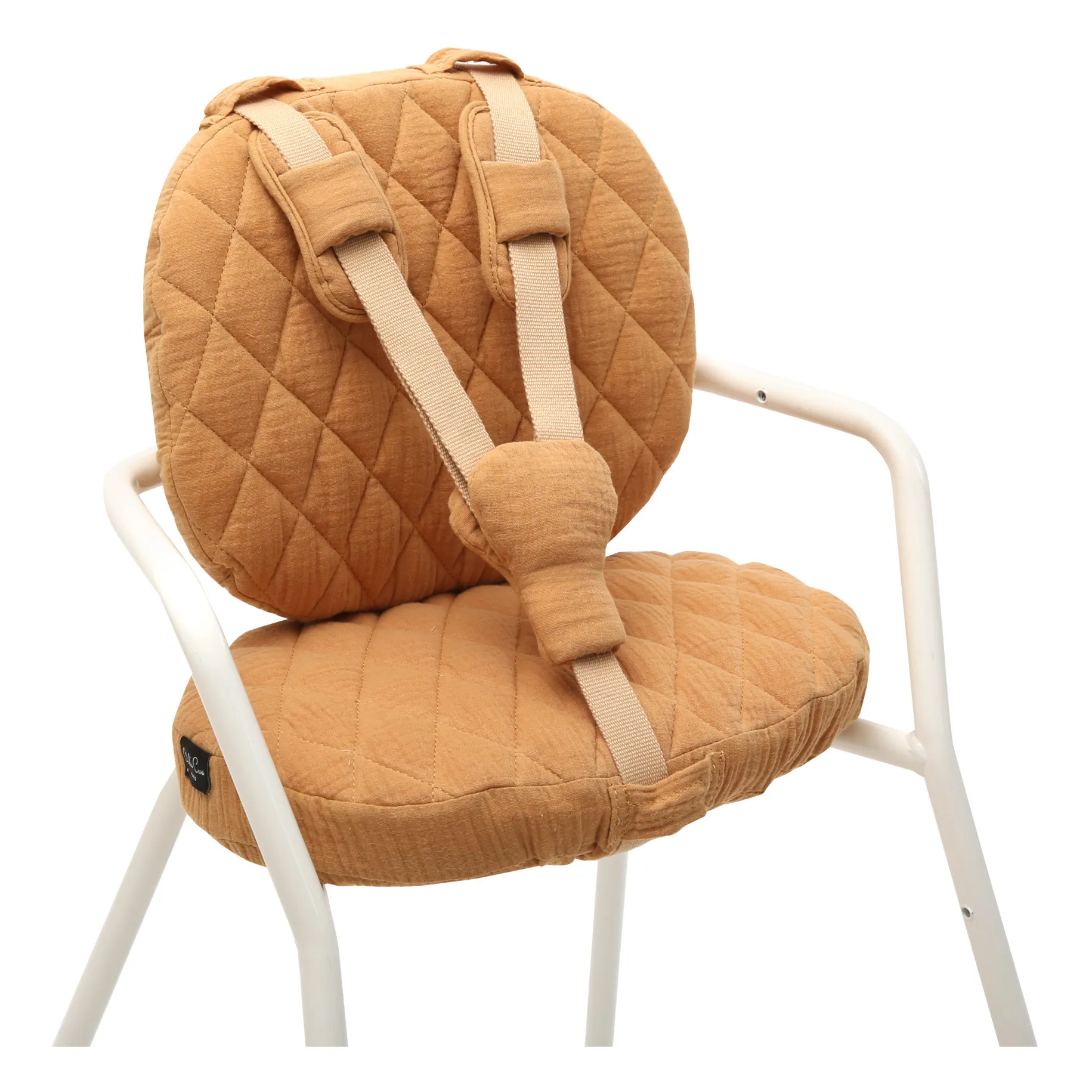 Charlie Crane Camel Cotton Muslin Seat Cushions For Tibu Chair