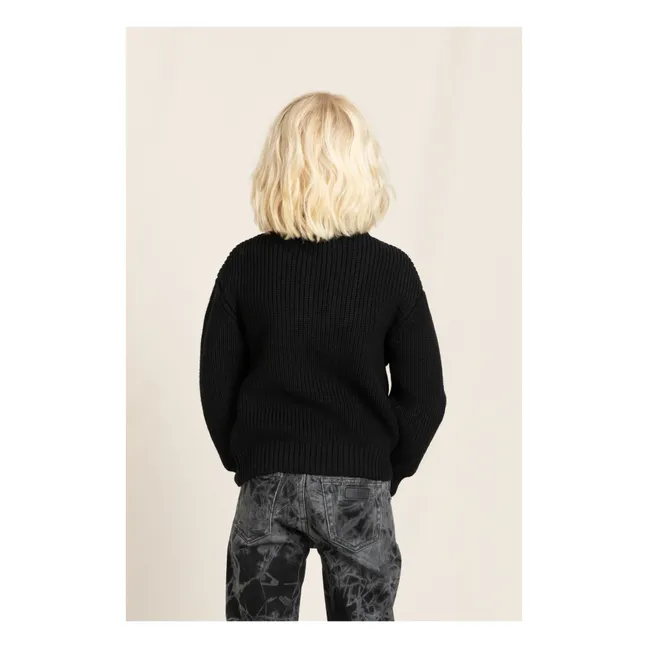 Pull Laine Merinos Sasha | Noir