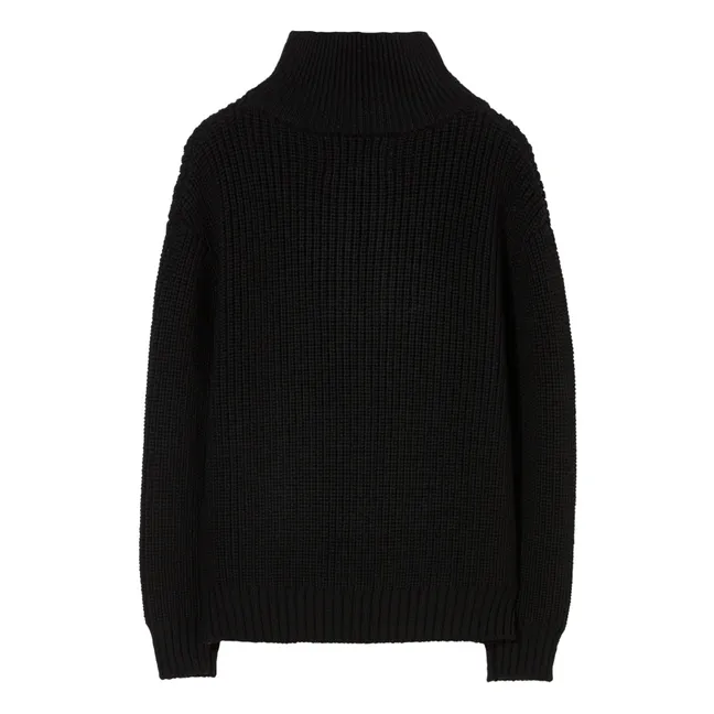 Pull Laine Merinos Sasha | Noir