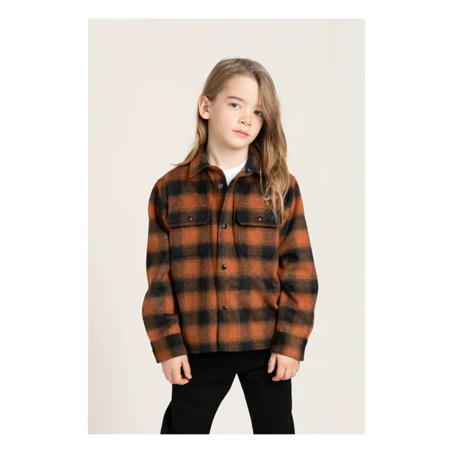 Sur-chemise Carreaux New Dusk | Brique