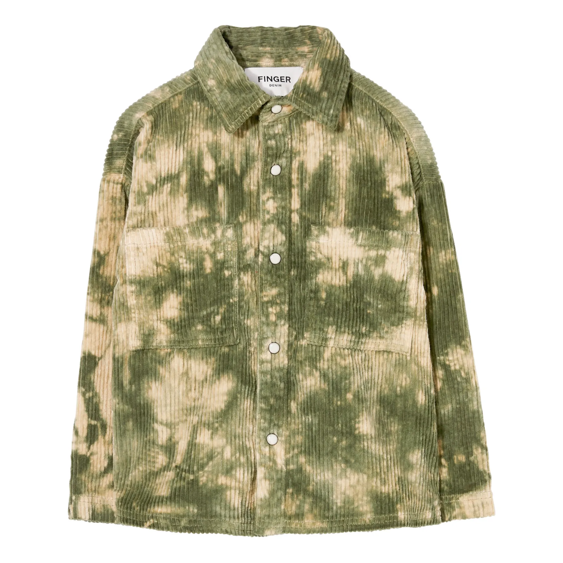 Finger In The Nose Khaki Magali Corduroy Shirt
