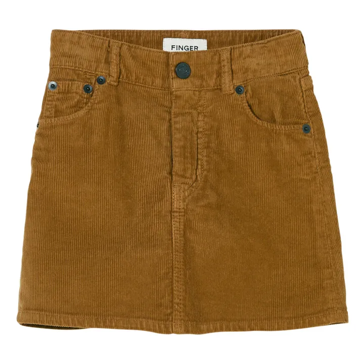Tory Corduroy Skirt | Camel- Product image n°0