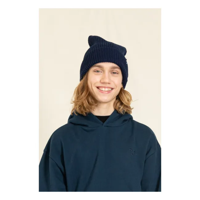 Bonnet Laine Merinos Brandon | Bleu marine
