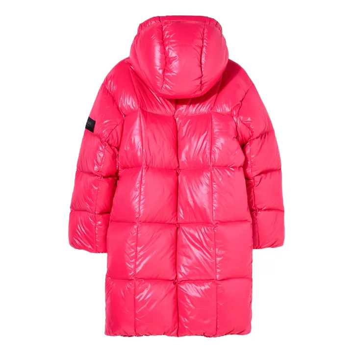 Snowlong Long Down Jacket | Fluorescent pink- Product image n°7