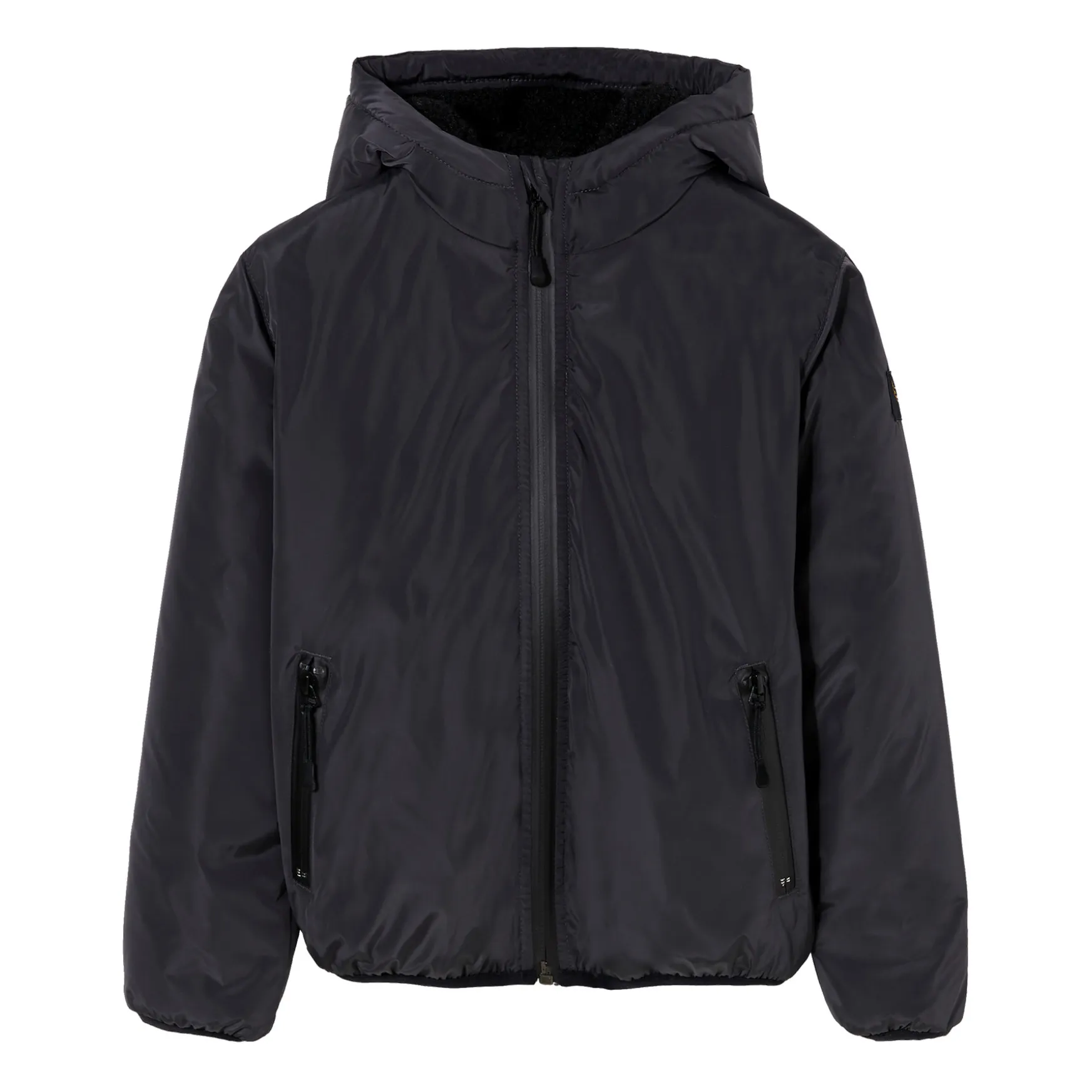 Finger In The Nose Unisex Black Buckley Rain Sherpa-Lined Jacket