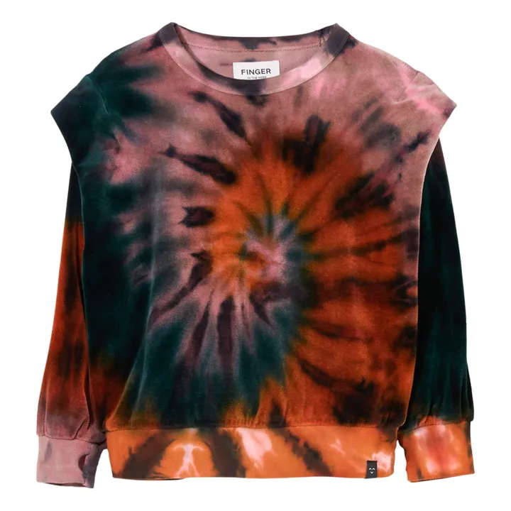 Sweat Velours Tie and Dye Carly | Lilas- Image produit n°0