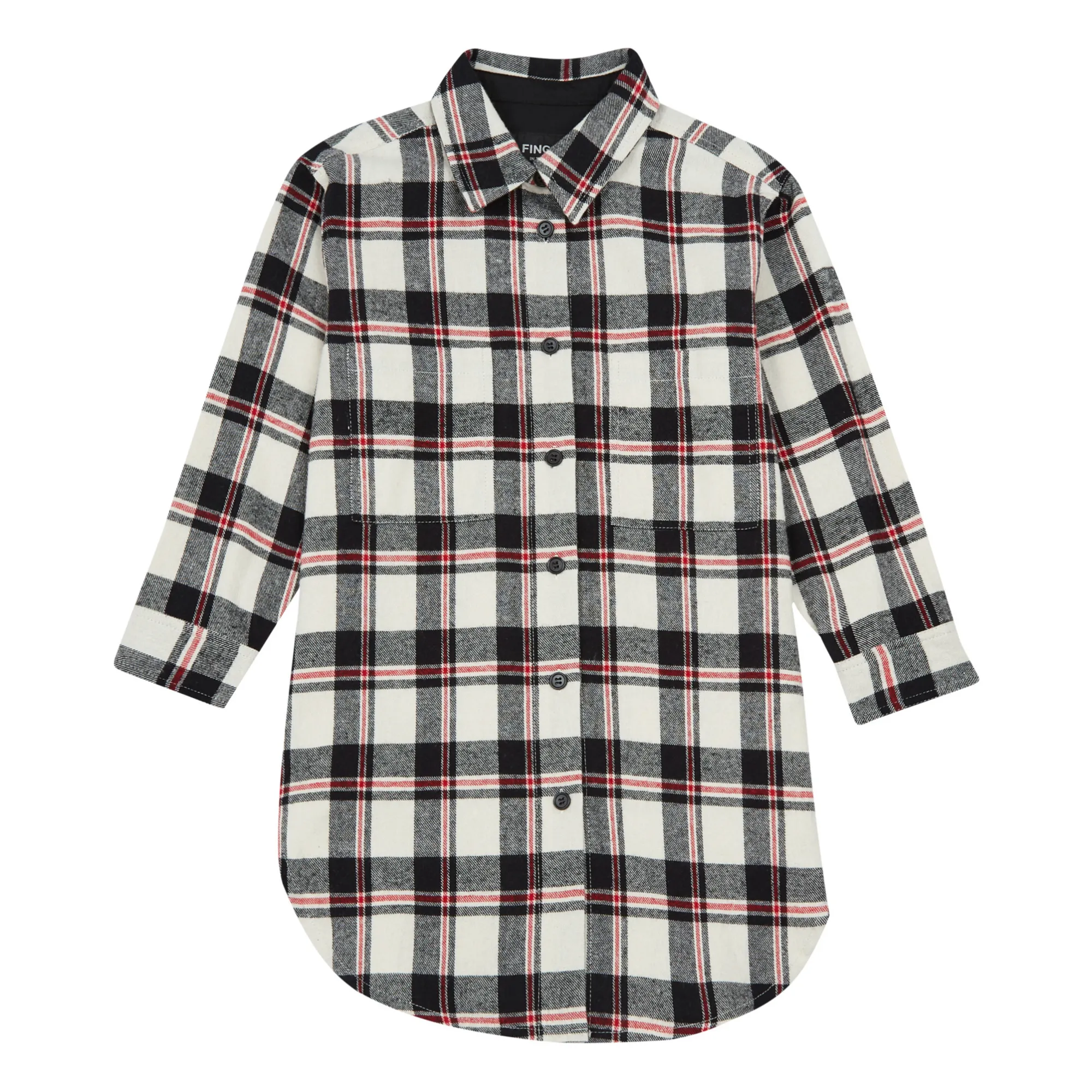 Finger In The Nose Ecru Chloe Shirt Dress