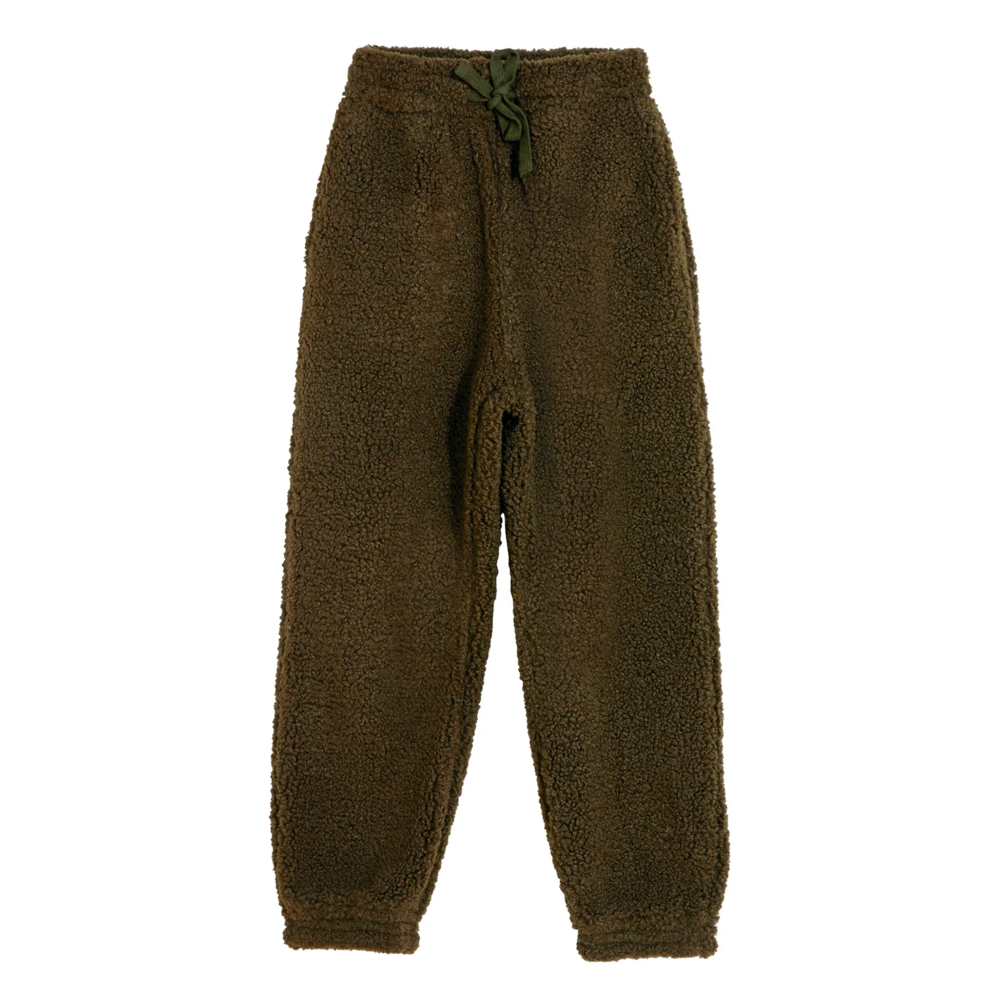 Finger In The Nose Unisex Khaki Connie Sherpa Joggers
