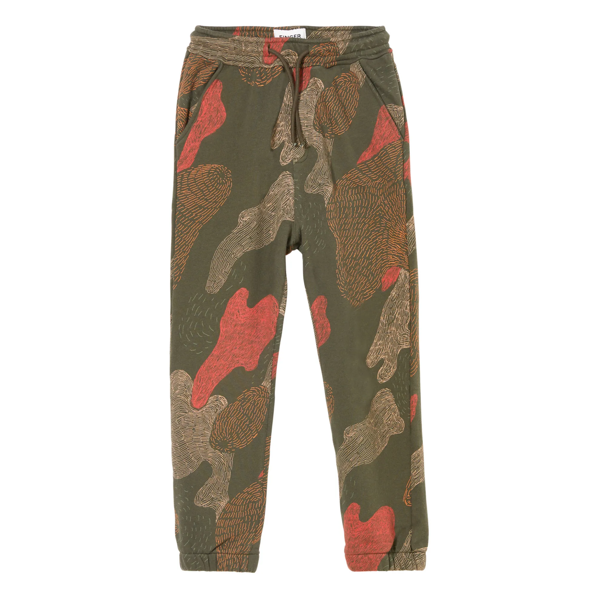Finger In The Nose Unisex Khaki Conor Camouflage Joggers