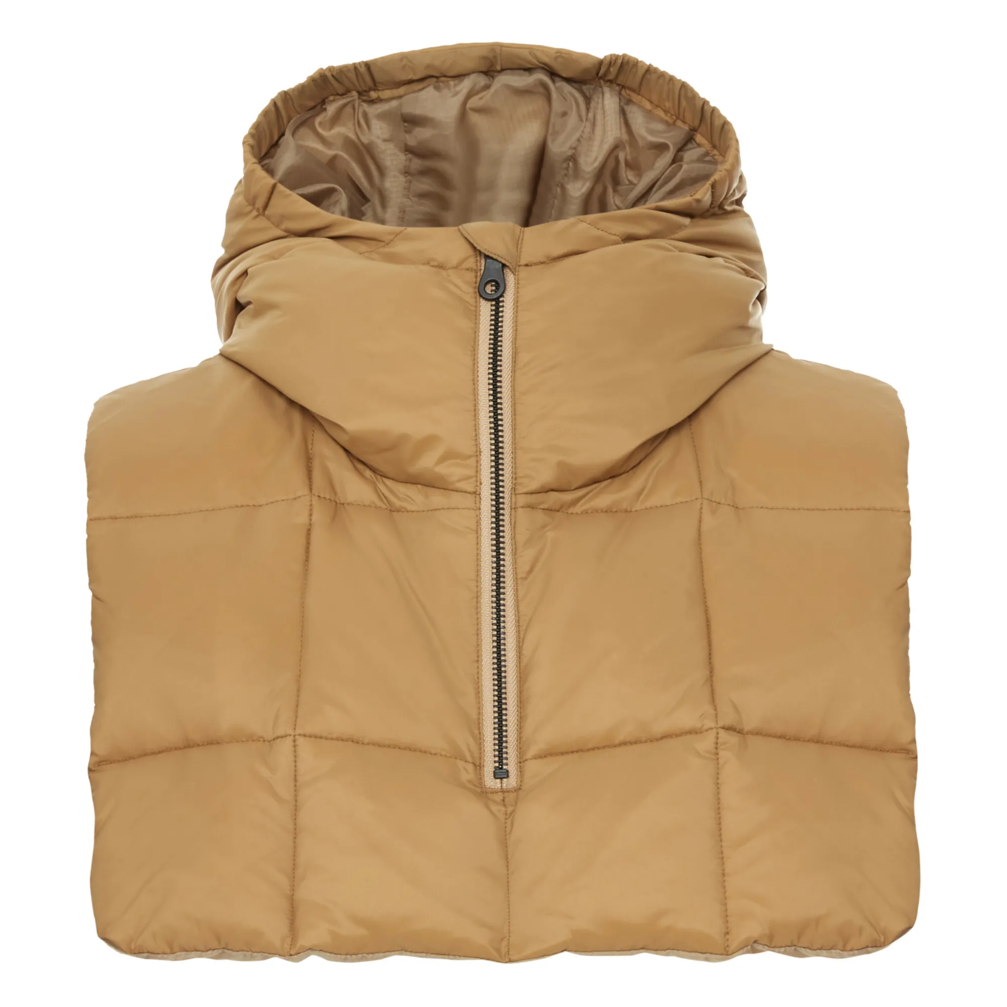 Finger In The Nose Unisex Camel Snowshort Hooded Collar