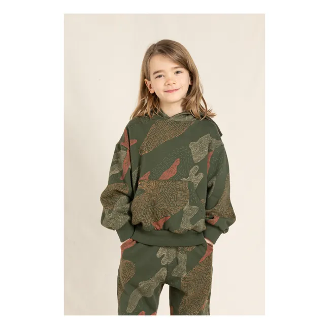 Hoodie Camouflage Horst | Vert kaki