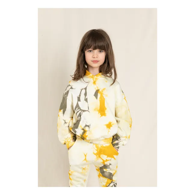 Sudadera con capucha Tie and Dye Horst | Amarillo