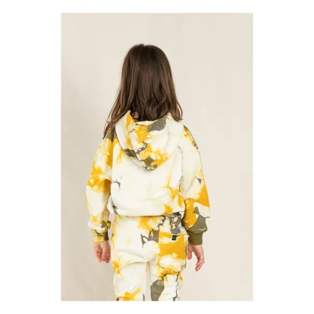 Sudadera con capucha Tie and Dye Horst | Amarillo