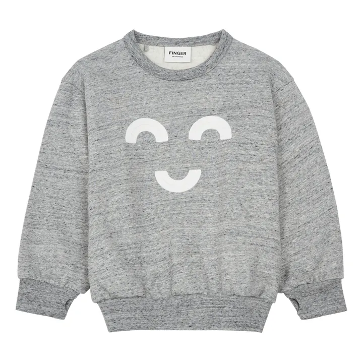 Sweat Macaroni Wind | Gris clair- Image produit n°0