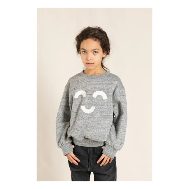 Sweat Macaroni Wind | Gris clair