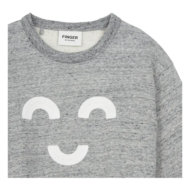 Sweat Macaroni Wind | Gris clair