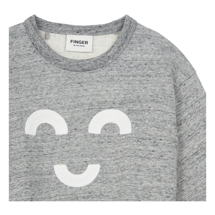 Sweat Macaroni Wind | Gris clair- Image produit n°3