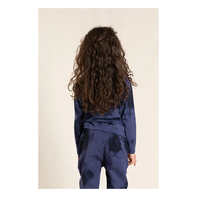 Nico Tie-Dye T-Shirt | Navy blue