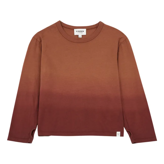 Nico Tie-Dye T-shirt | Brick red