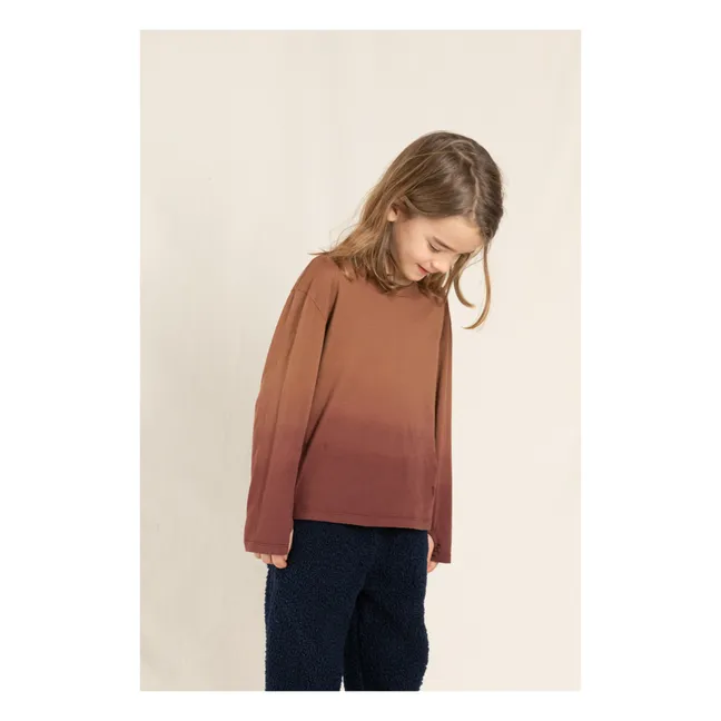 Nico Tie-Dye T-shirt | Brick red
