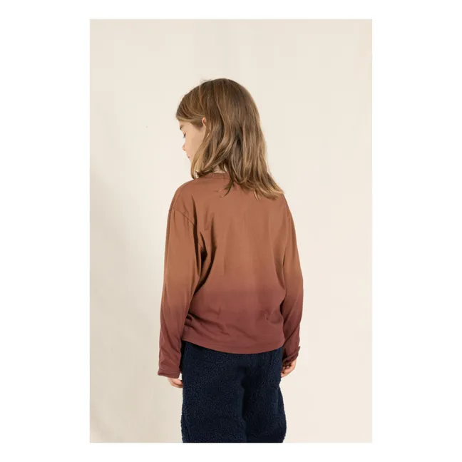 Nico Tie-Dye T-shirt | Brick red
