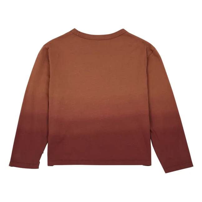 Nico Tie-Dye T-shirt | Brick red
