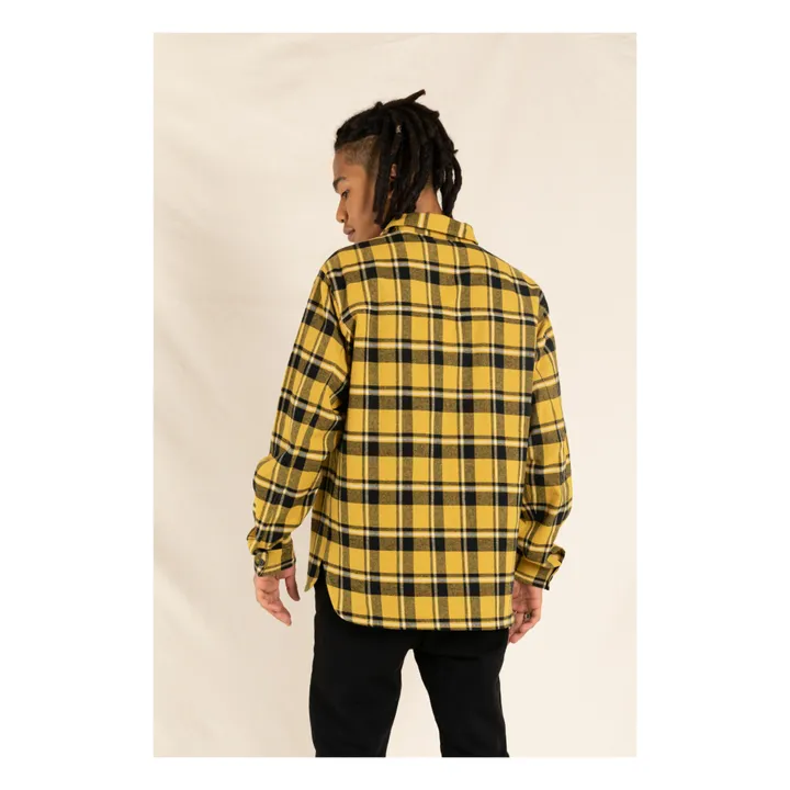 Chemise Carreaux Dunkan | Jaune- Image produit n°4