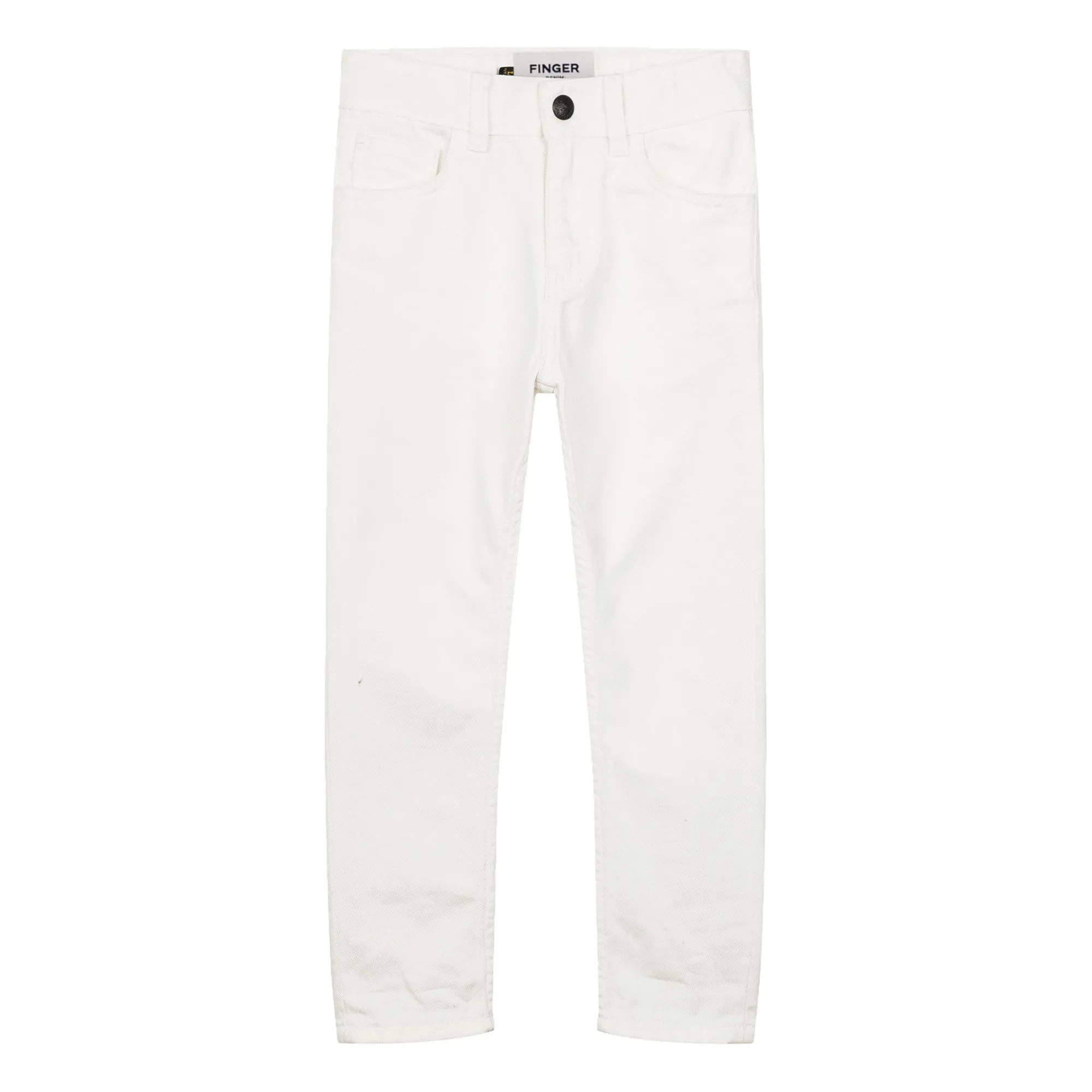 Finger In The Nose Unisex White Ewan Skinny Jeans