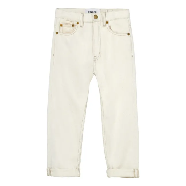 Jeans, modello: Tapered Ollibis | Ecru
